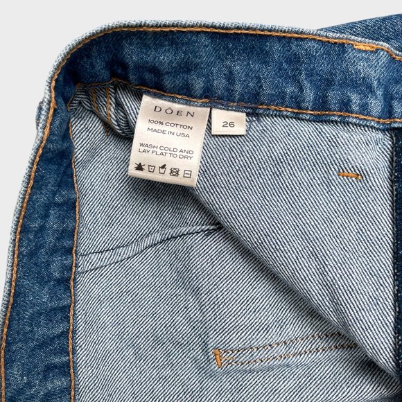 NWOT Doen Authentic Vintage Melody High Rise Flare Denim Jeans Women's Size 26 - Picture 16 of 16